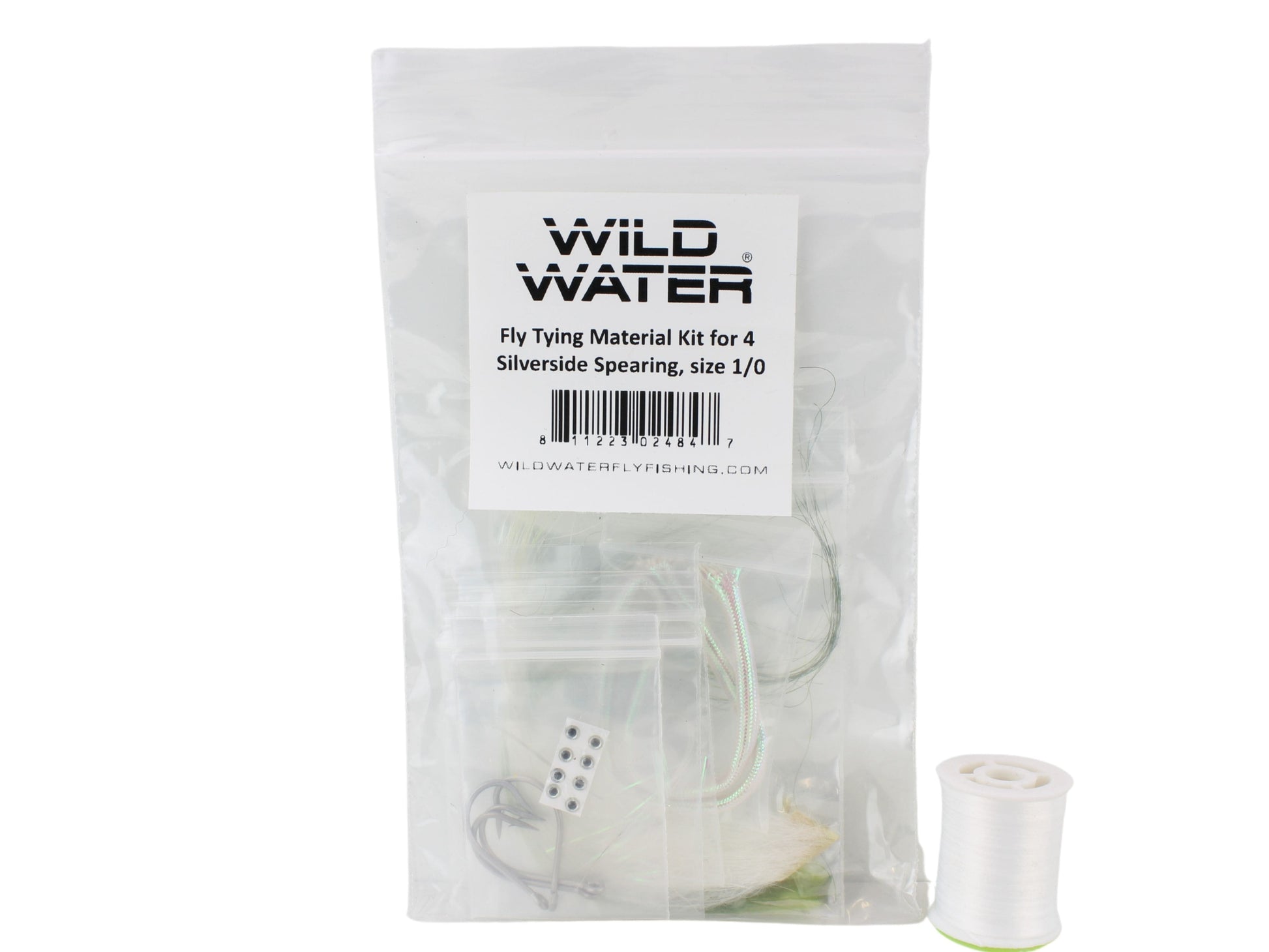 Wild Water Fly Fishing Fly Tying Material Kit, Silverside Spearing-Goodwynn'sGoodwynn's