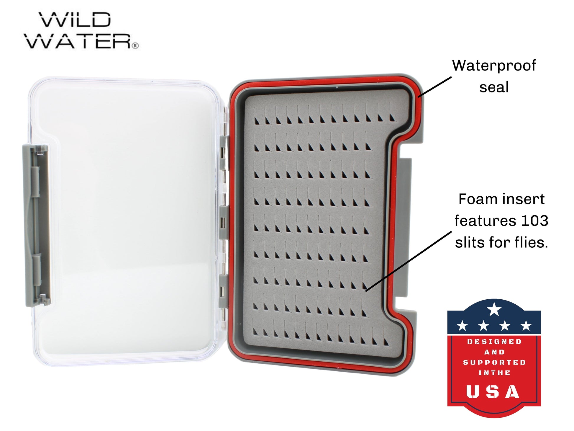Wild Water Fly Fishing Small Thin Foam Insert Fly Box-Goodwynn'sGoodwynn's