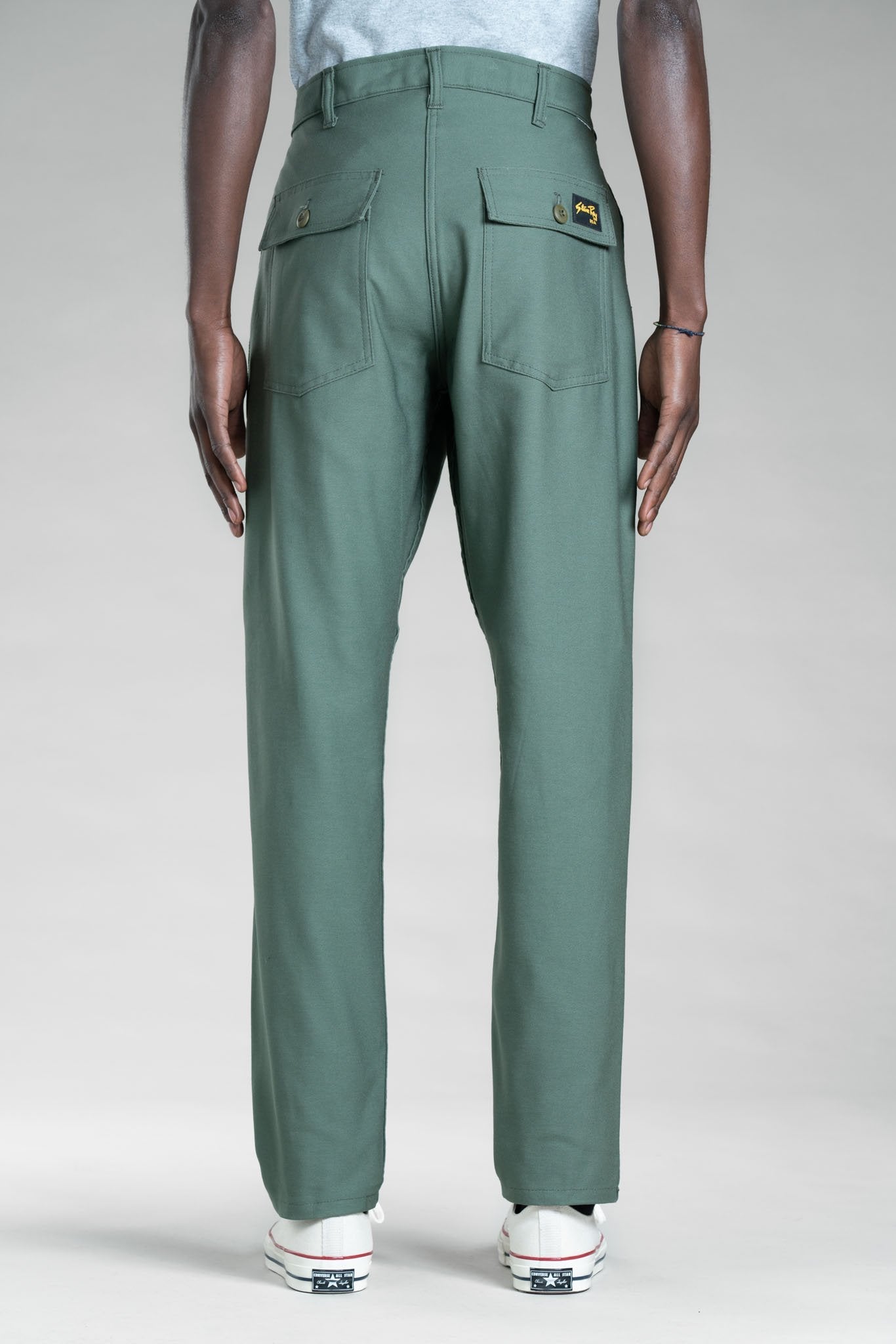 SLIM FATIGUE (OLIVE SATEEN) 1301