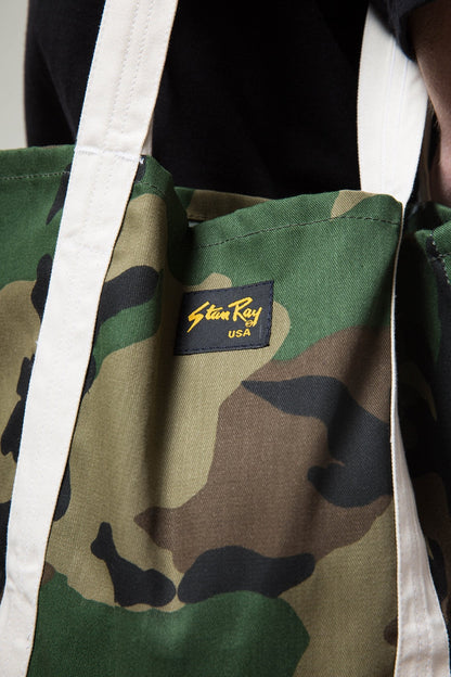 9059 TOTE BAG WOODLAND CAMO RIPSTOP