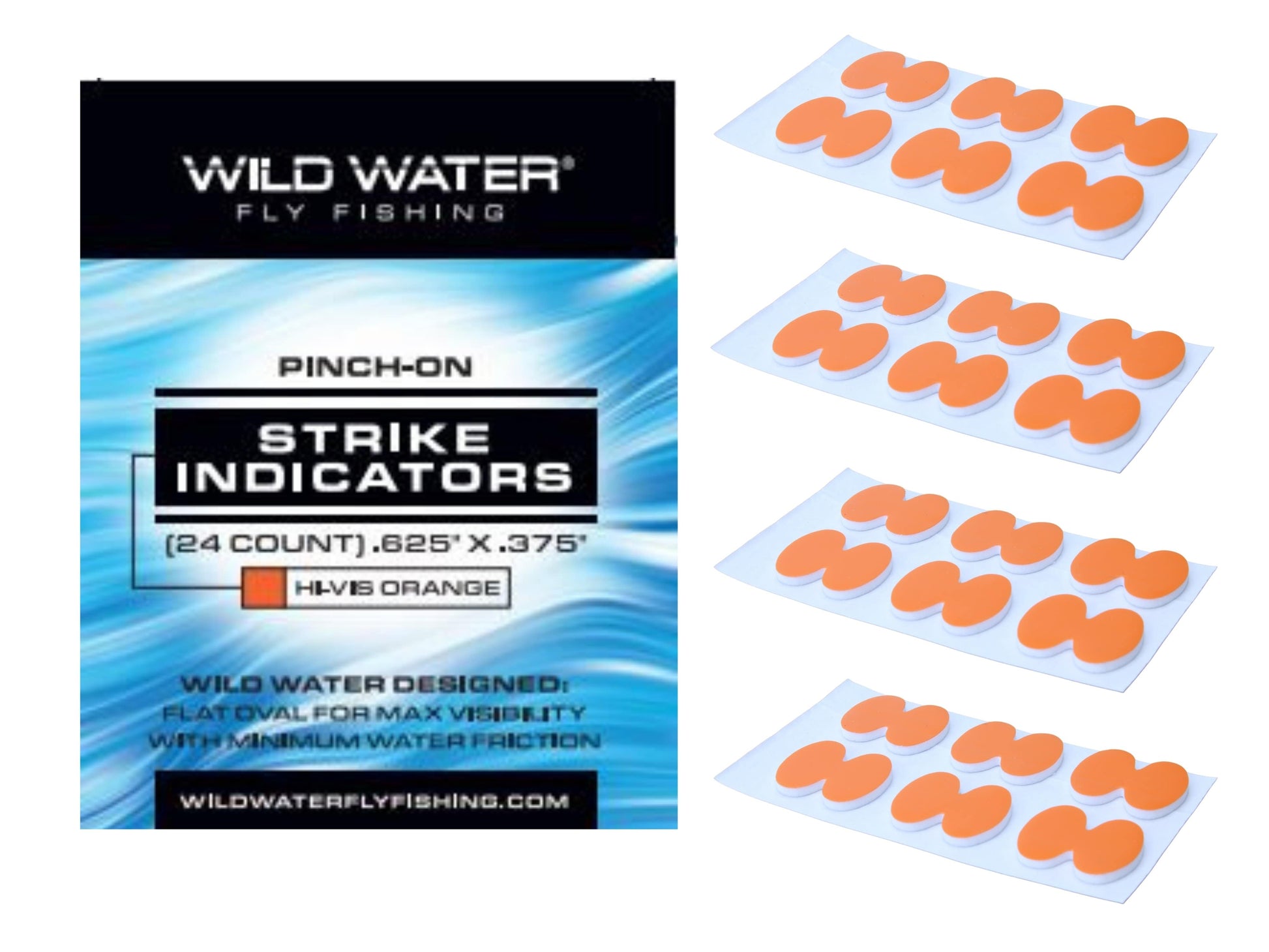 Wild Water Fly Fishing Strike Indicators, Package of 24-Goodwynn'sGoodwynn's