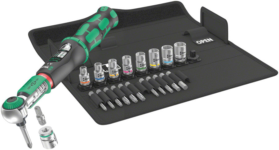 Wera Safe-Torque A 2 Torque Wrench Set 1 - 1/4" Hexagonal 2-12 Nm 23 Pieces-Goodwynn'sGoodwynn's