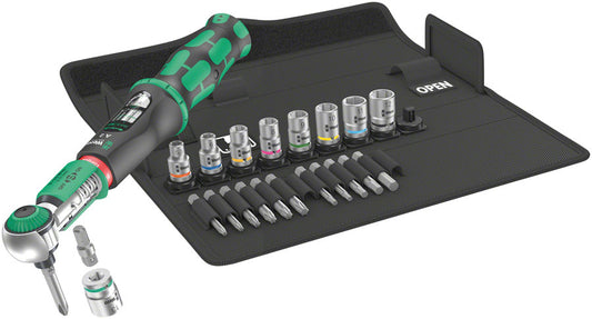 Wera Safe-Torque A 2 Torque Wrench Set 1 - 1/4" Hexagonal 2-12 Nm 23 Pieces-Goodwynn's