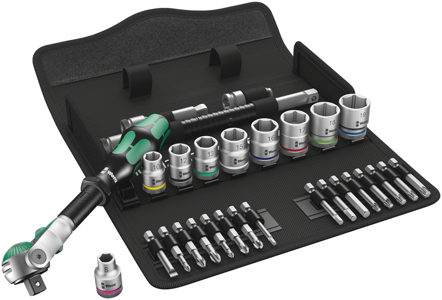 Wera 8100 SB 6 Zyklop Speed Ratchet Set - 3/8" Drive Metric-Goodwynn'sGoodwynn's