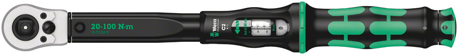 Wera Click-Torque C 2 Push R/L Adjustable Torque Wrench - 20-100 Nm-Goodwynn'sGoodwynn's