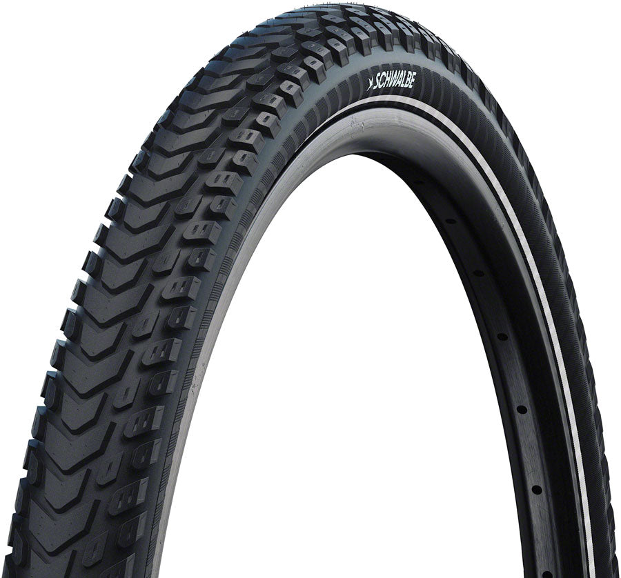 Schwalbe Marathon Mondial Pro Tire - 700 x 42 Clincher Folding BLK/Reflective Evolution Line V-Guard DoubleDefense Addix E-50-Goodwynn'sGoodwynn's