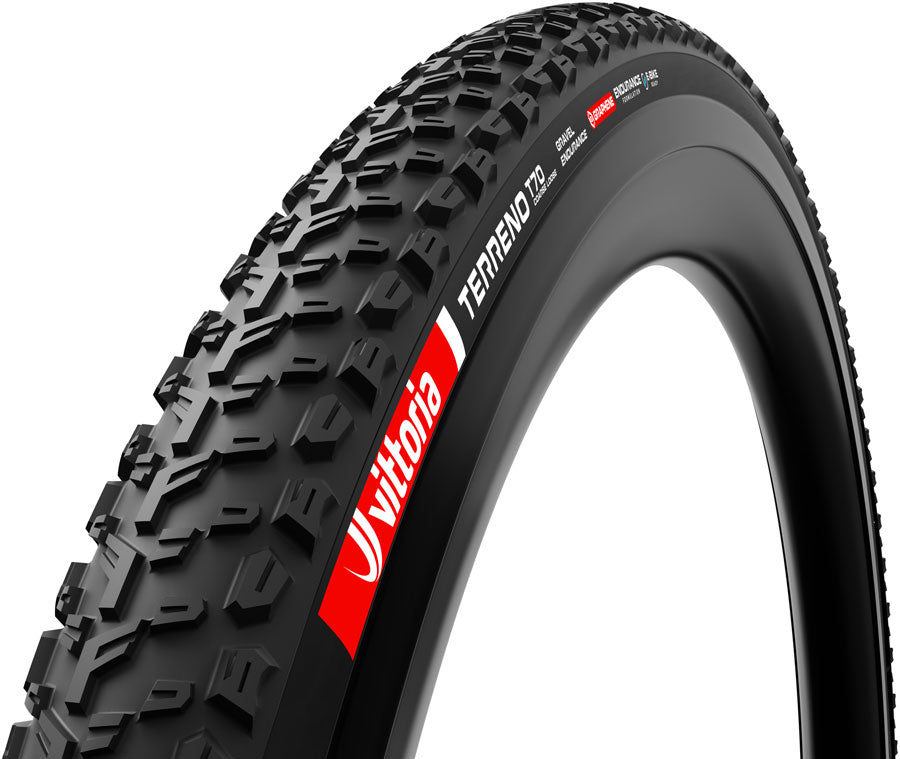 Vittoria Terreno T70 Coarse Loose Tire - 700 x 37 Tubeless Folding BLK Gravel Endurance Graphene G2.0-Goodwynn'sGoodwynn's
