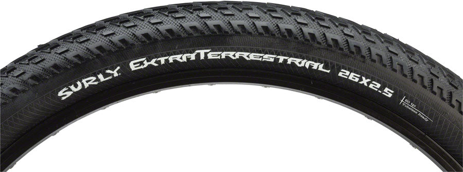 Surly ExtraTerrestrial Tire - 26 x 2.5 Tubeless Folding Black 60tpi-Goodwynn'sGoodwynn's