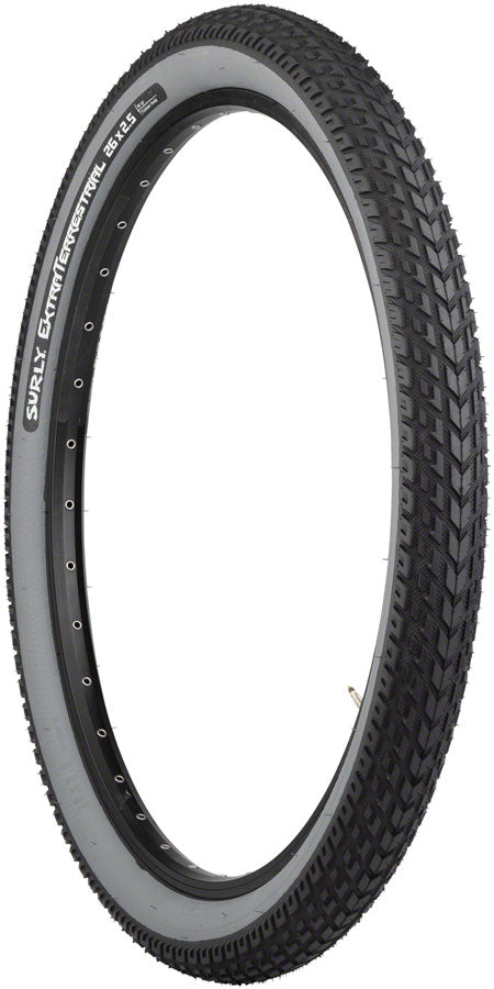 Surly ExtraTerrestrial Tire - 26 x 2.5 Tubeless Folding Black/Slate 60tpi-Goodwynn'sGoodwynn's
