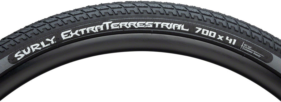 Surly ExtraTerrestrial Tire - 700 x 41 Tubeless Folding Black/Slate 60tpi-Goodwynn'sGoodwynn's