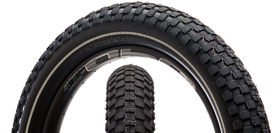 Kenda K-Rad Tire - 20 x 3.3 Clincher Wire Black/Reflective 30tpi KS-Goodwynn'sGoodwynn's