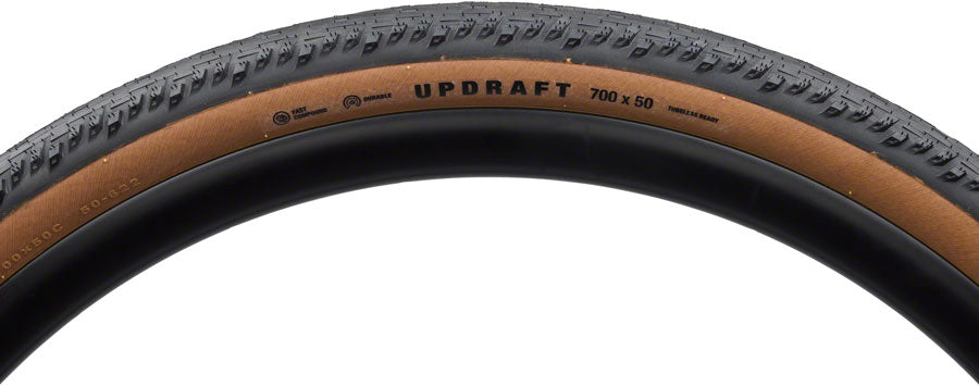 Teravail Updraft Tire - 700 x 50 Tubeless Folding Tan Light Supple Fast Compound-Goodwynn'sGoodwynn's