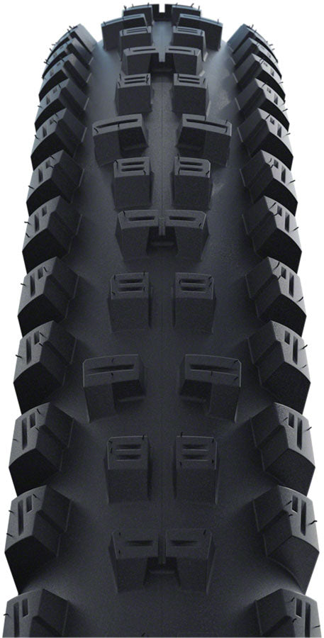 Schwalbe Tacky Chan Tire - 27.5 x 2.40 Tubeless Folding BLK Evolution Line Super Trail Addix Soft E-50-Goodwynn'sGoodwynn's