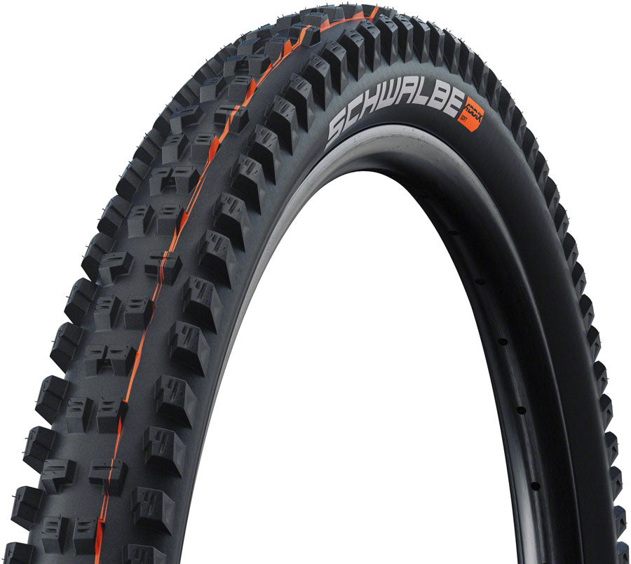 Schwalbe Tacky Chan Tire - 29 x 2.40 Tubeless Folding BLK Evolution Line Super Ground Addix Ultra Soft E-50-Goodwynn'sGoodwynn's