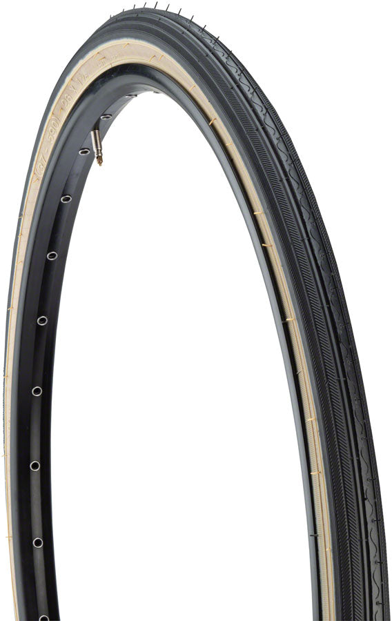 Kenda Street K40 Tire - 26 x 1-3/8 Clincher Wire Black/Tan 30tpi-Goodwynn'sGoodwynn's