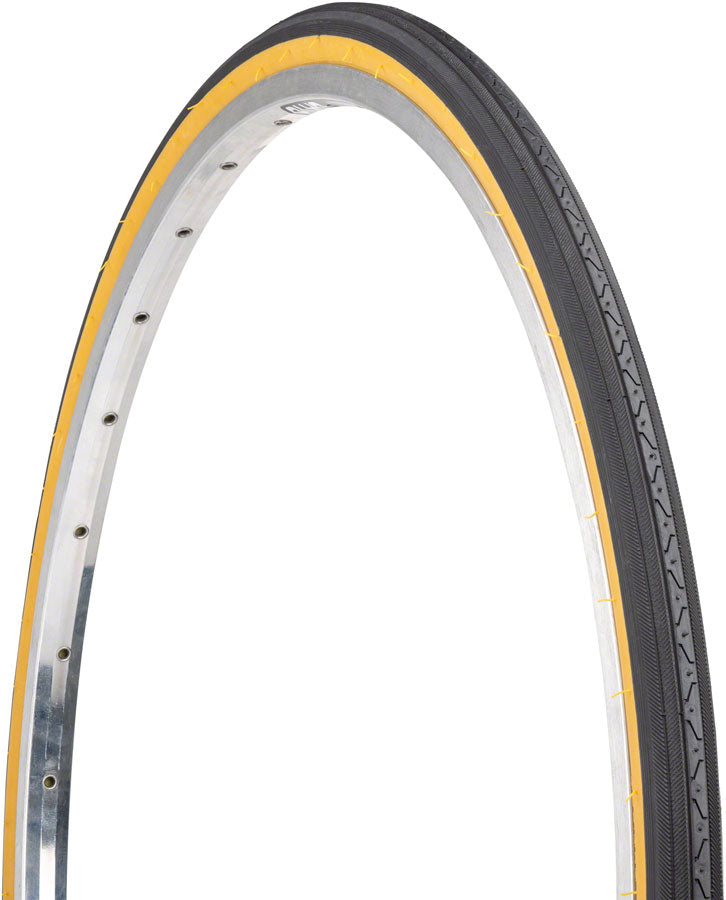 Kenda Street K35 Tire - 27 x 1-1/4 Clincher Wire Black/Tan 22tpi-Goodwynn'sGoodwynn's