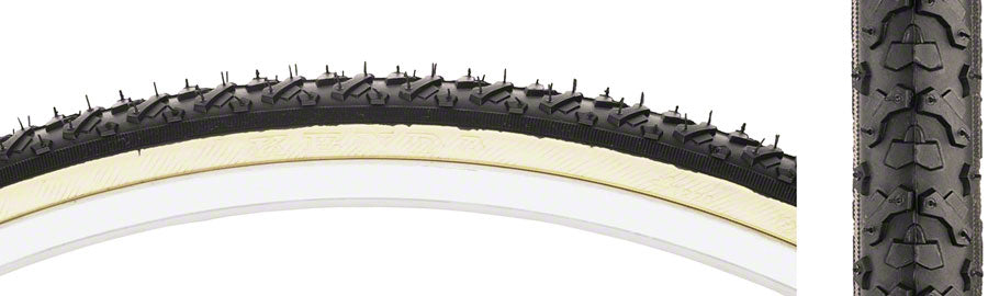 Kenda Kross Cyclo Tire - 27 x 1-3/8 Clincher Wire Black/Tan 30tpi-Goodwynn'sGoodwynn's
