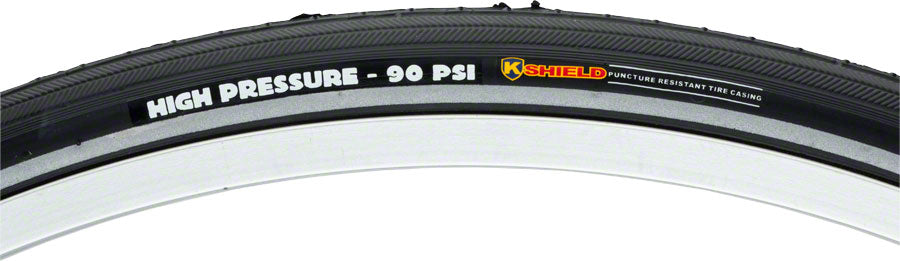 Kenda Street K35 Tire - 27 x 1 1/4 Clincher Wire Black/Reflective-Goodwynn'sGoodwynn's