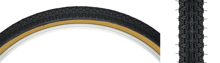 Kenda Street K52 Tire - 24 x 1.75 Clincher Wire Black/Tan 22tpi-Goodwynn'sGoodwynn's
