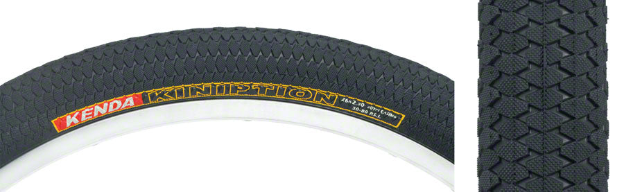 Kenda Kiniption Tire - 26 x 2.3 Clincher Wire Black 30tpi-Goodwynn'sGoodwynn's
