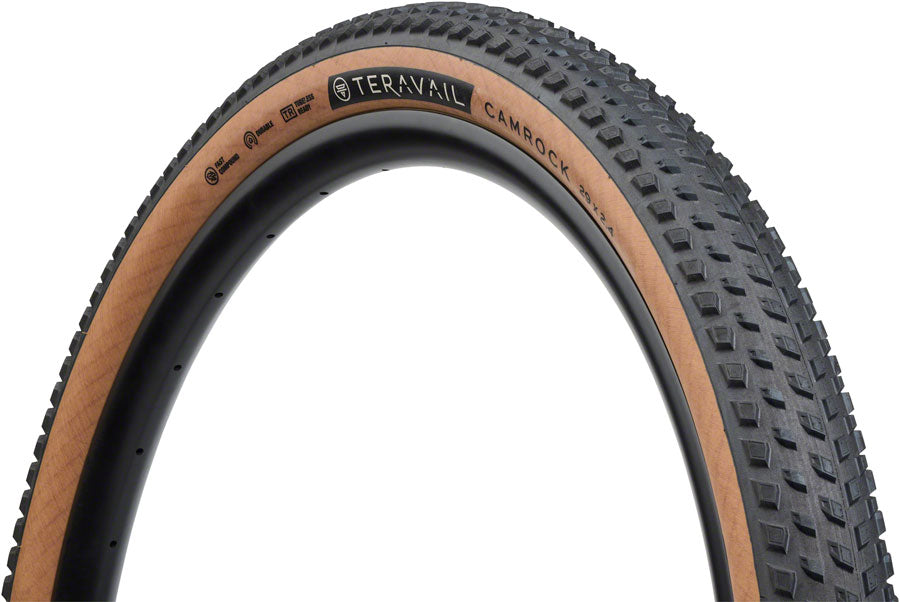 Teravail Camrock Tire - 29 x 2.4 Tubeless Folding Tan Durable Fast Compound-Goodwynn'sGoodwynn's