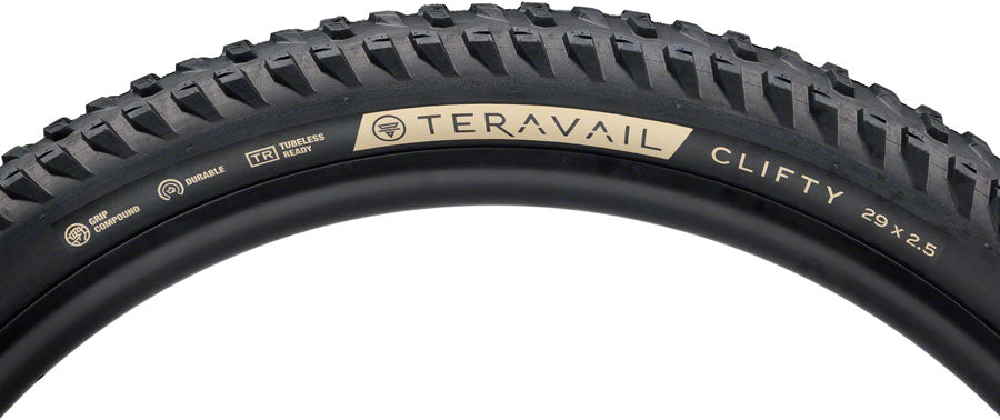 Teravail Clifty Tire - 29 x 2.5 Tubeless Folding Black Durable Grip Compound-Goodwynn'sGoodwynn's