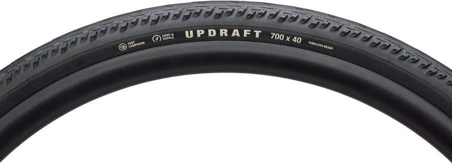 Teravail Updraft Tire - 700 x 35 Tubeless Folding BLK Durable Fast Compound-Goodwynn'sGoodwynn's