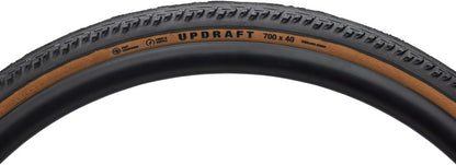 Teravail Updraft Tire - 700 x 40 Tubeless Folding Tan Light Supple Fast Compound
