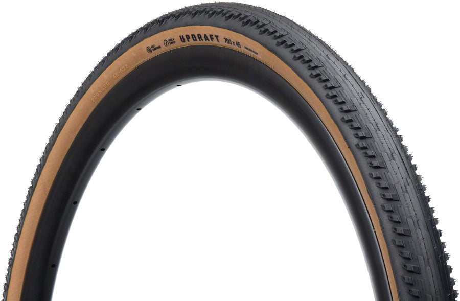Teravail Updraft Tire - 700 x 45 Tubeless Folding Tan Durable Fast Compound-Goodwynn'sGoodwynn's