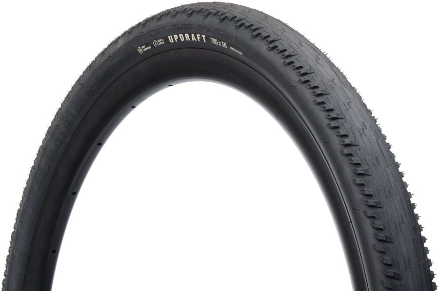Teravail Updraft Tire - 700 x 50 Tubeless Folding BLK Light Supple Fast Compound