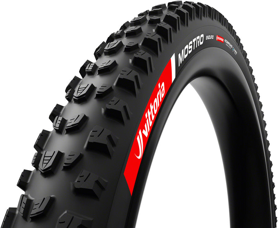 Vittoria Mostro Enduro Tire - 29 x 2.6 Tubeless Folding BLK 4C Graphene 2-ply G2.0 E-Bike-Goodwynn'sGoodwynn's