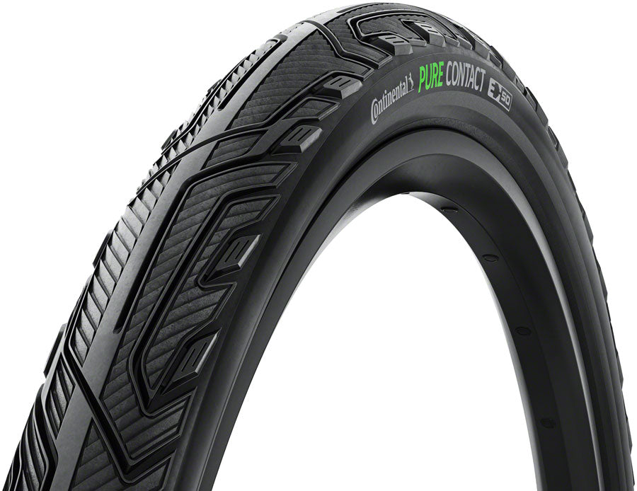 Continental Pure Contact Tire - 27.x 2.2 Clincher Folding BLK/Graphite Reflex Vectran / PolyX Breaker E50-Goodwynn'sGoodwynn's