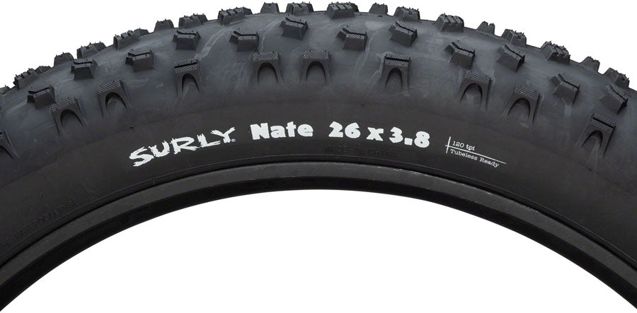 Surly Nate Tire - 26 x 3.8 Tubeless Folding Black 60tpi-Goodwynn'sGoodwynn's