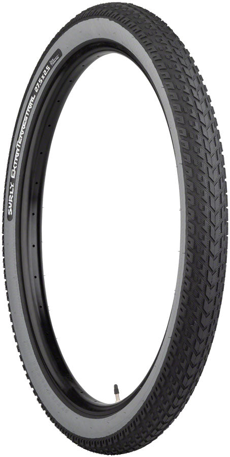 Surly ExtraTerrestrial Tire - 27.5 x 2.5 Tubeless Folding Black/Slate 60tpi-Goodwynn'sGoodwynn's