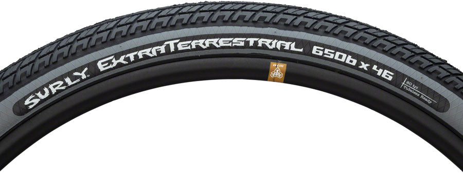 Surly ExtraTerrestrial Tire - 650b x 46 Tubeless Folding Black/Slate 60tpi-Goodwynn'sGoodwynn's