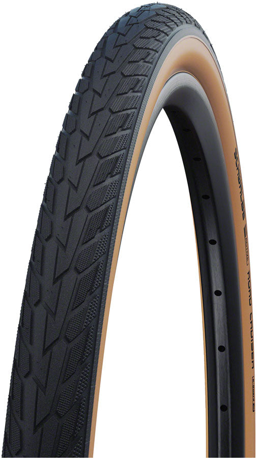 Schwalbe Road Cruiser Tire - 26 x 1.75 Clincher Wire Gumwall/BLK K-Guard Green-Goodwynn'sGoodwynn's