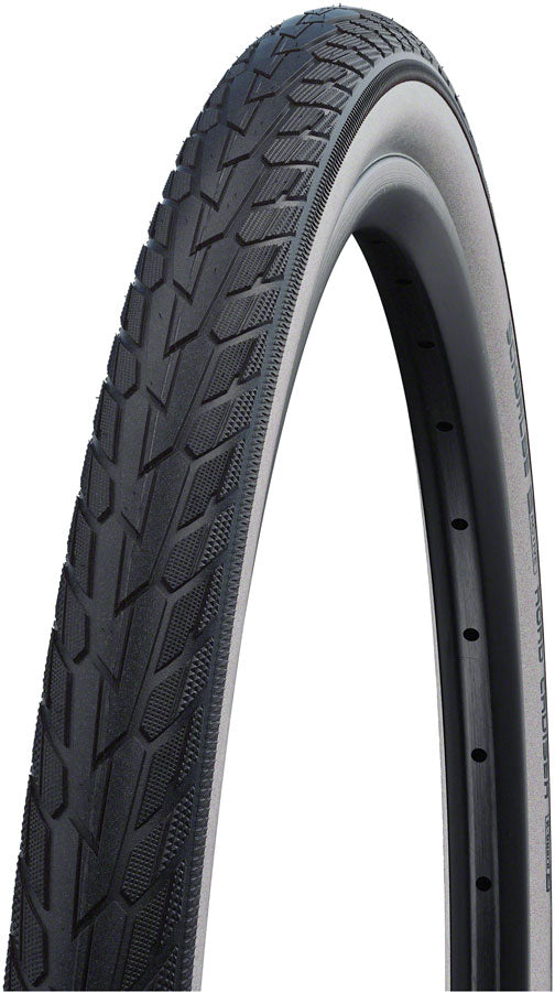 Schwalbe Road Cruiser Tire - 26 x 1.75 Clincher Wire White/BLK K-Guard Green-Goodwynn'sGoodwynn's