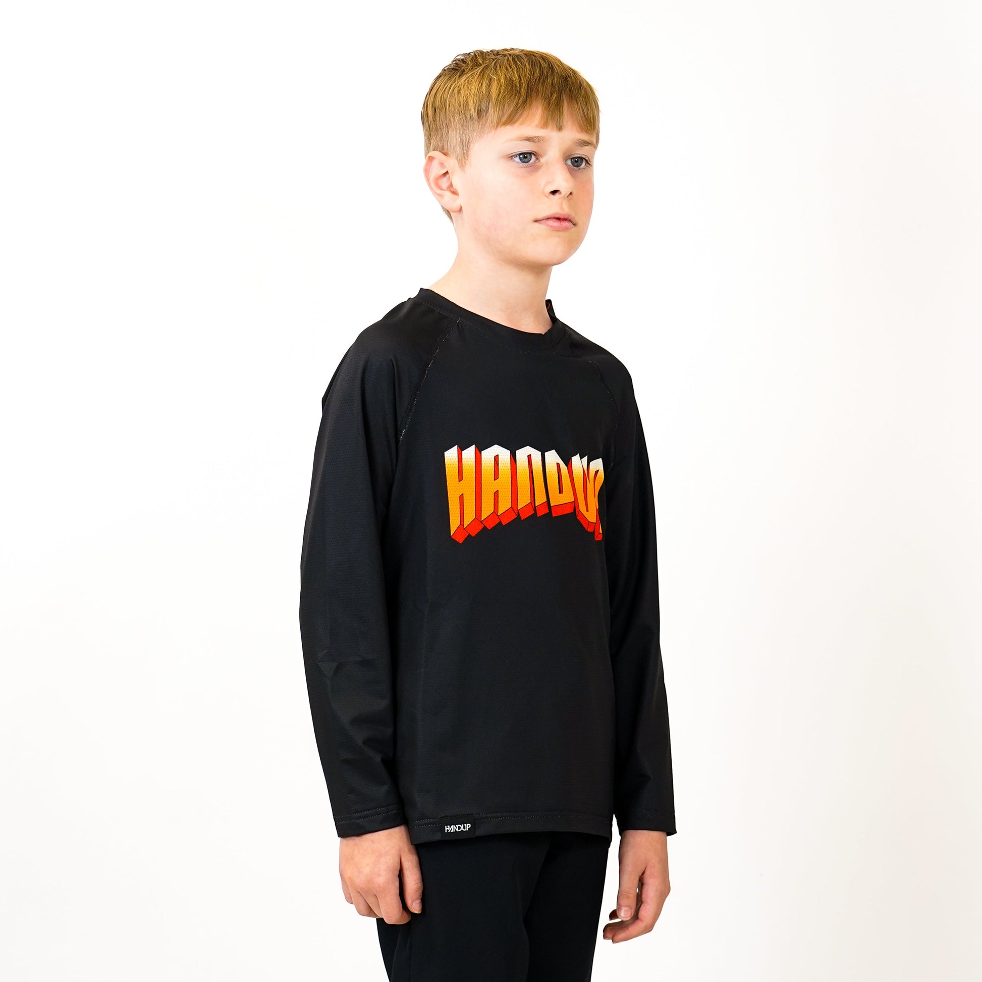 Youth Long Sleeve Lite Jersey - Rock Orange-Goodwynn&#39;sGoodwynn&#39;s