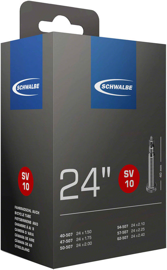 Schwalbe Standard Tube - 24 x 1.5 - 2.5 40mm Presta Valve-Goodwynn's