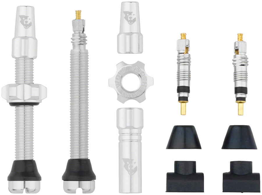 Wolf Tooth Tubeless Valve Stem Kit - 44 mm Silver-Goodwynn&#39;sGoodwynn&#39;s