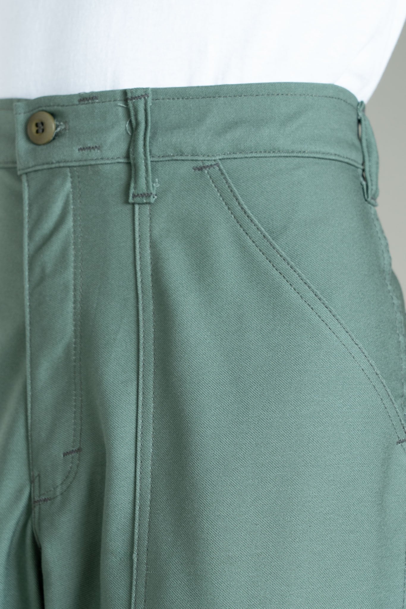 TAPER FATIGUE (OLIVE SATEEN) 1201-Goodwynn'sGoodwynn's