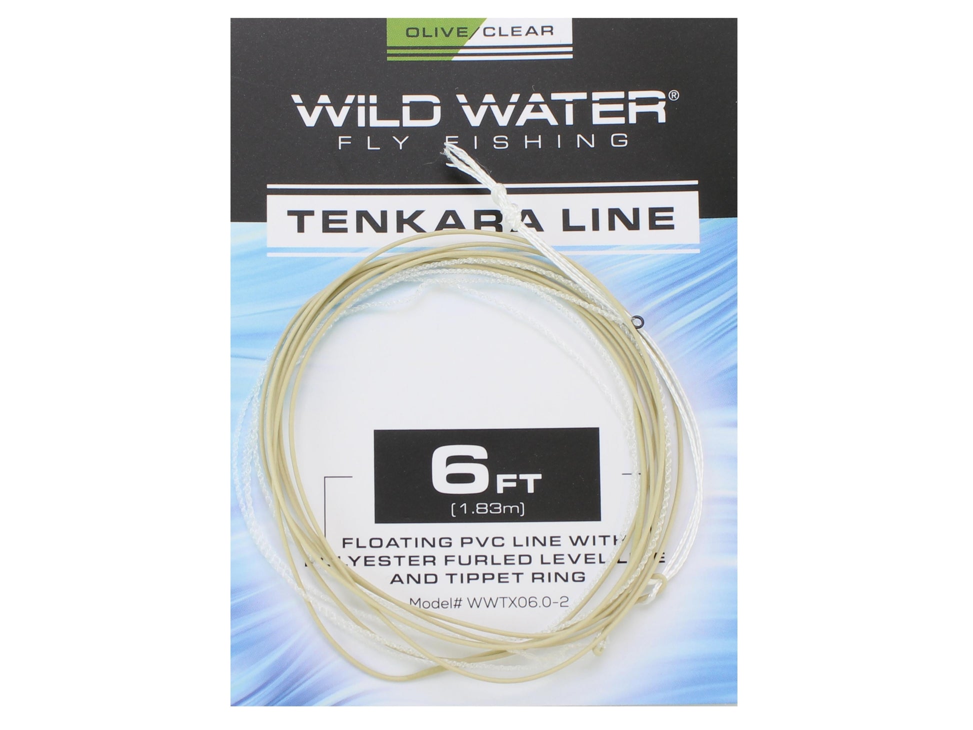 Wild Water Fly Fishing 6' Olive PVC Tenkara Line with Furled Level Line-Goodwynn'sGoodwynn's