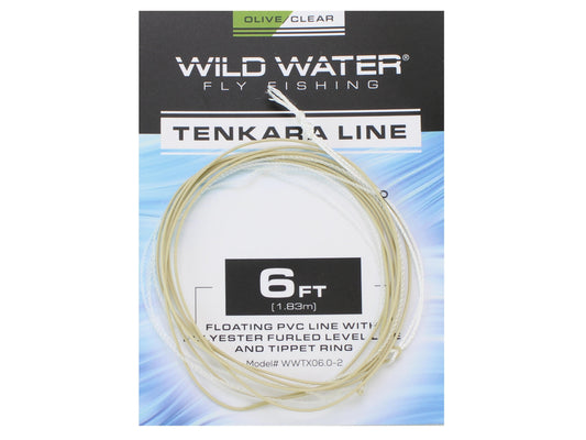 Wild Water Fly Fishing 6' Olive PVC Tenkara Line with Furled Level Line-Goodwynn's