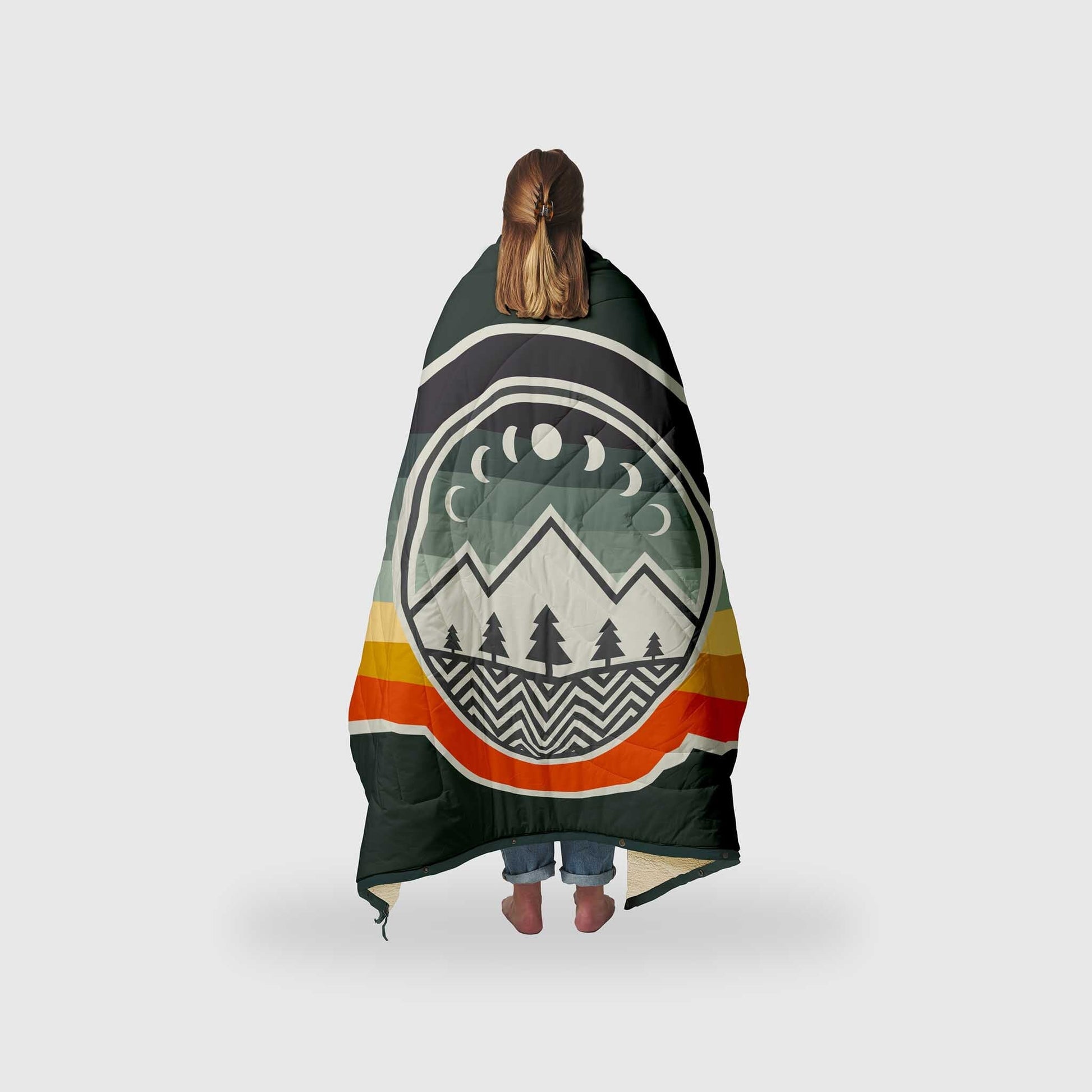 VOITED CloudTouch® Indoor/Outdoor Camping Blanket - Camp Vibes / Greengabel-Goodwynn'sGoodwynn's