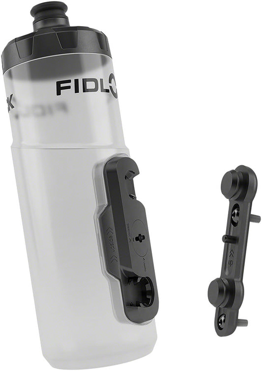 Fidlock TWIST Water Bottle Cage Set - Bike Base Mount Bolt-On 600ml Clear-Goodwynn's