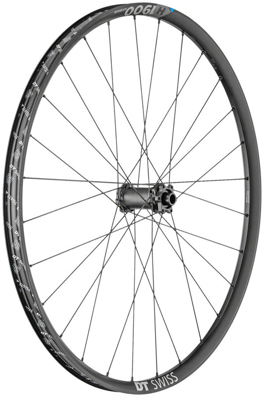 DT Swiss H 1900 Spline 30 Front Wheel - 27.5" 15 x 110mm 6-Bolt Black-Goodwynn's