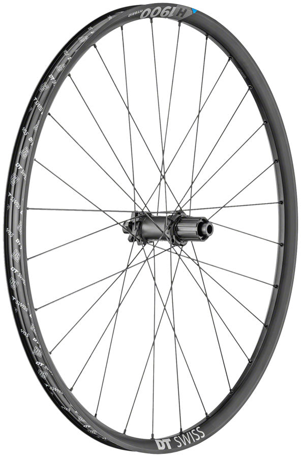 DT Swiss H 1900 Spline 30 Rear Wheel - 27.5" 12 x 148mm 6-Bolt HG 11 Black-Goodwynn'sGoodwynn's