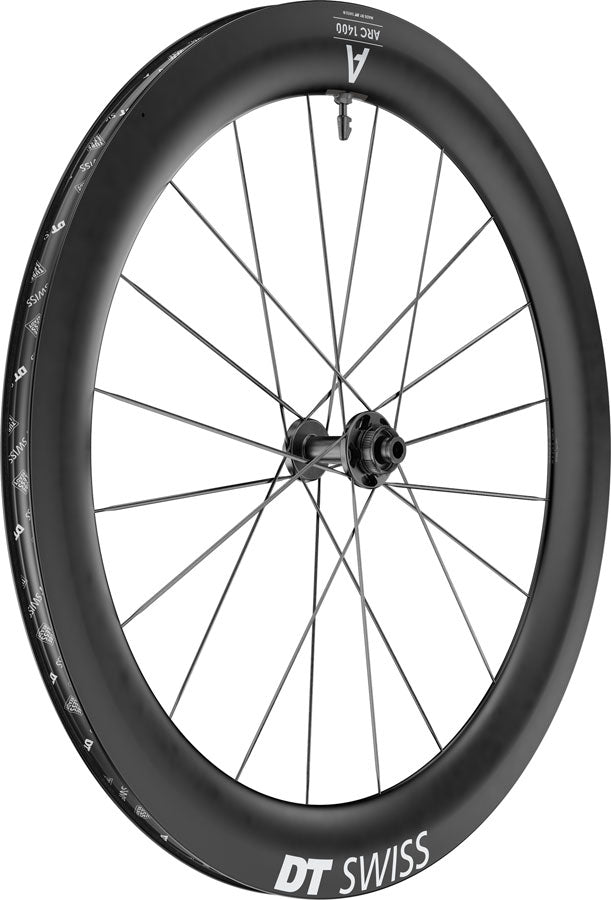 DT Swiss ARC 1400 DiCut 65 Front Wheel - 700 12 x 100mm Center-Lock Black-Goodwynn&#39;sGoodwynn&#39;s