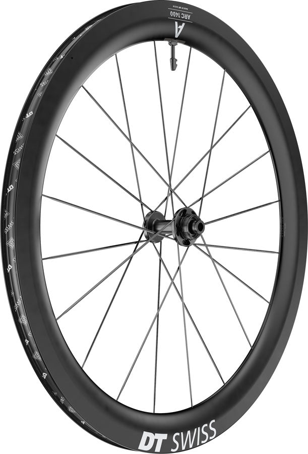 DT Swiss ARC 1400 DiCut 55 Front Wheel - 700 12 x 100mm Center-Lock Black-Goodwynn&#39;sGoodwynn&#39;s