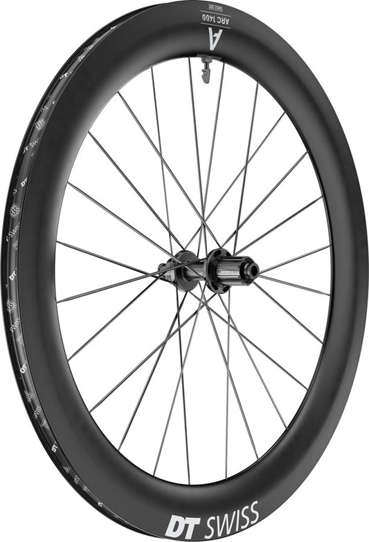 DT Swiss ARC 1400 DiCut 65 Rear Wheel - 700 12 x 142mm Center-Lock HG11 Road/XDR Ratchet EXP 36 BLK-Goodwynn's
